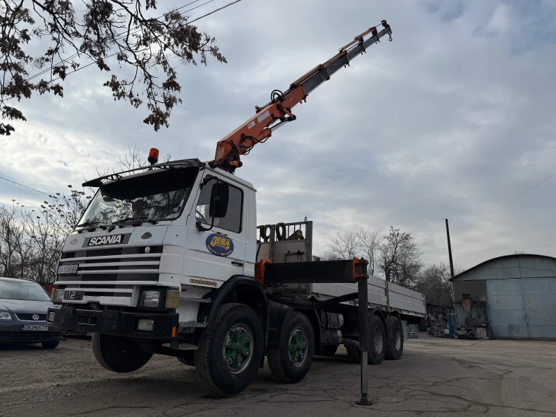 Scania 112 112/360 бордови с кран 14м, снимка 6 - Камиони - 49115323