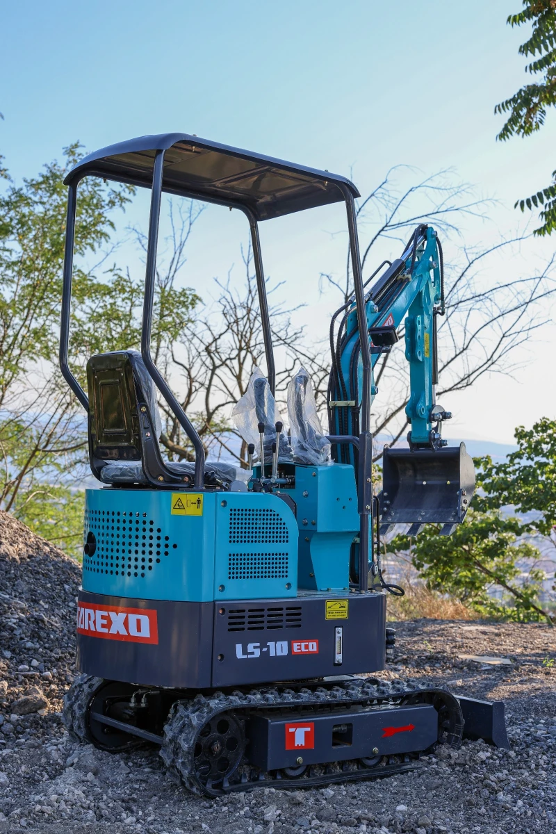 Багер ABG Мини Багер 1 Тон TAREXO LS-10 | ГАРАНЦИЯ| , снимка 3 - Индустриална техника - 46953121