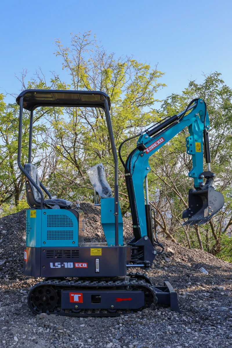 Багер ABG Мини Багер 1 Тон TAREXO LS-10 | ГАРАНЦИЯ| , снимка 2 - Индустриална техника - 46953121