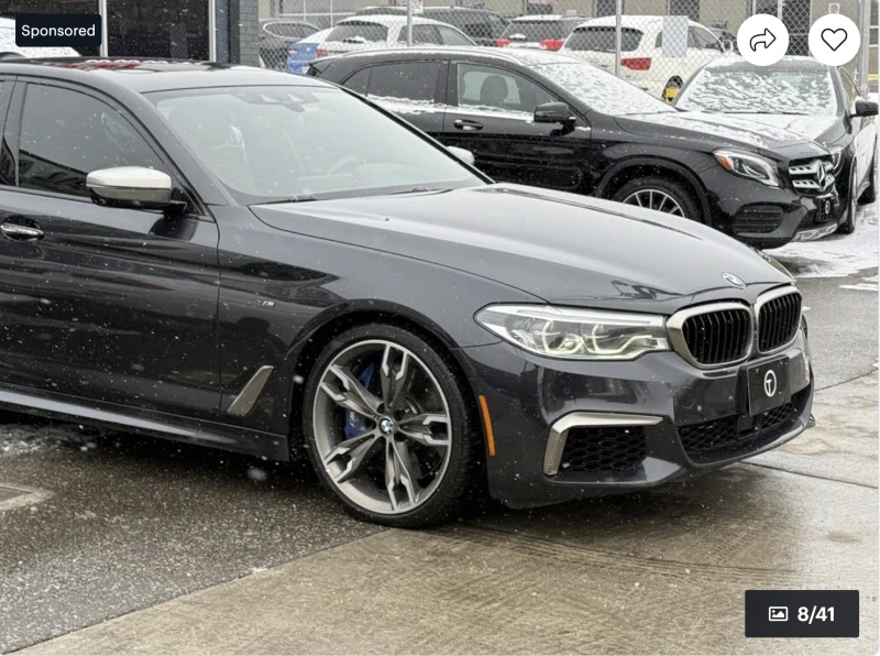 BMW 550 M550* XDRIVE* ДИСТРОНИК* HARMON* KARDON* 360КАМЕРА, снимка 3 - Автомобили и джипове - 52973018