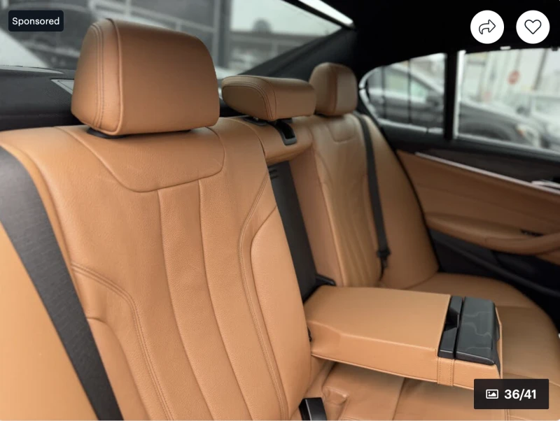 BMW 550 M550* XDRIVE* ДИСТРОНИК* HARMON* KARDON* 360КАМЕРА, снимка 13 - Автомобили и джипове - 52973018