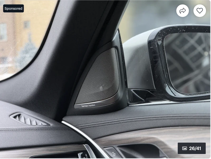 BMW 550 M550* XDRIVE* ДИСТРОНИК* HARMON* KARDON* 360КАМЕРА, снимка 11 - Автомобили и джипове - 52973018