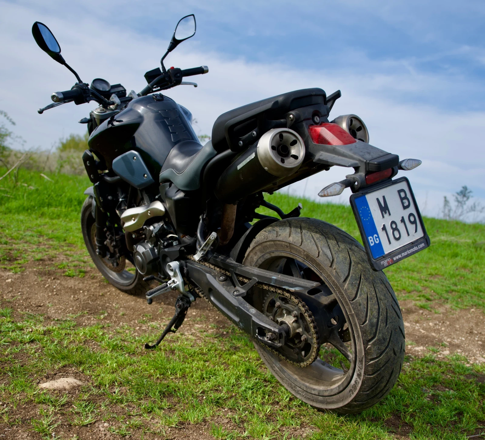 Yamaha Mt-03 659 куб. см, 1-цилиндров, 4-клапанов, A2 категория, снимка 8 - Мотоциклети и мототехника - 54555243