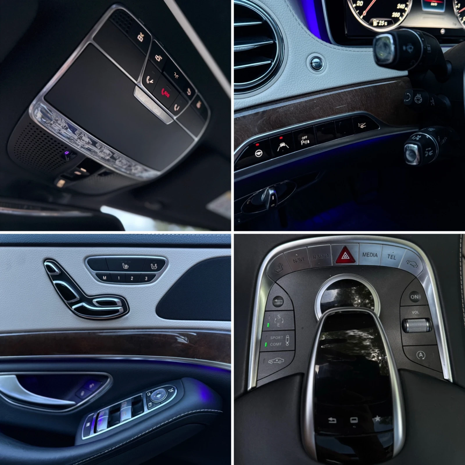 Mercedes-Benz S 500 4Matic* S65AMG* ������* ������* �������  | Mobile.bg � ����������� 16