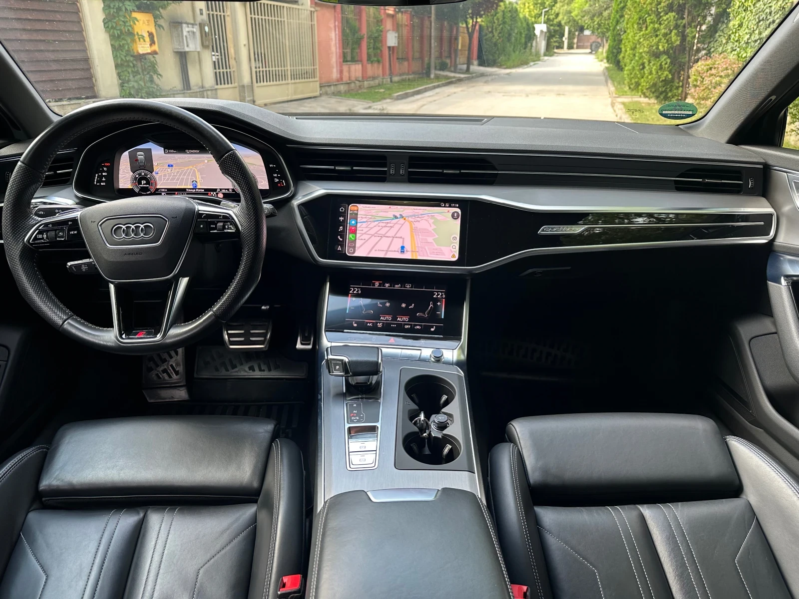 Audi A6 50TDI-Quattro* 3хS line+ * 360 cam* B&О, снимка 7 - Автомобили и джипове - 55316420