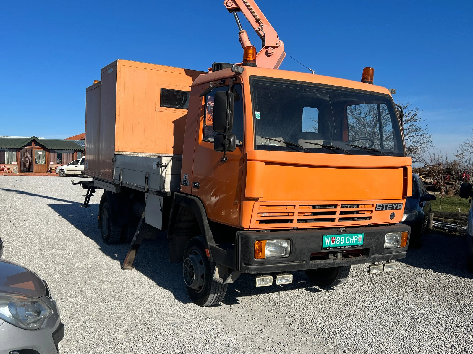 Автовишка Mercedes-Benz Steyr ВИШКА + РАБОТИЛНИЦА - изображение 2