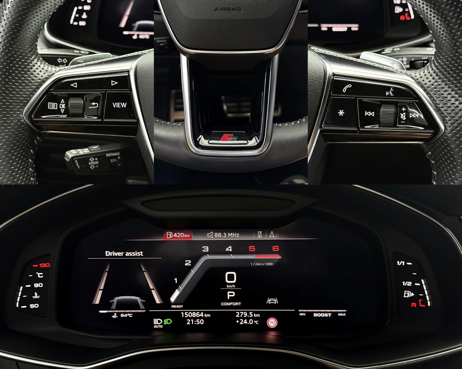 Audi S6 3.0BiTdi* MATRIX* S-LINE* ACC* ПЪЛНА СЕРВ. ИСТОРИЯ - изображение 10