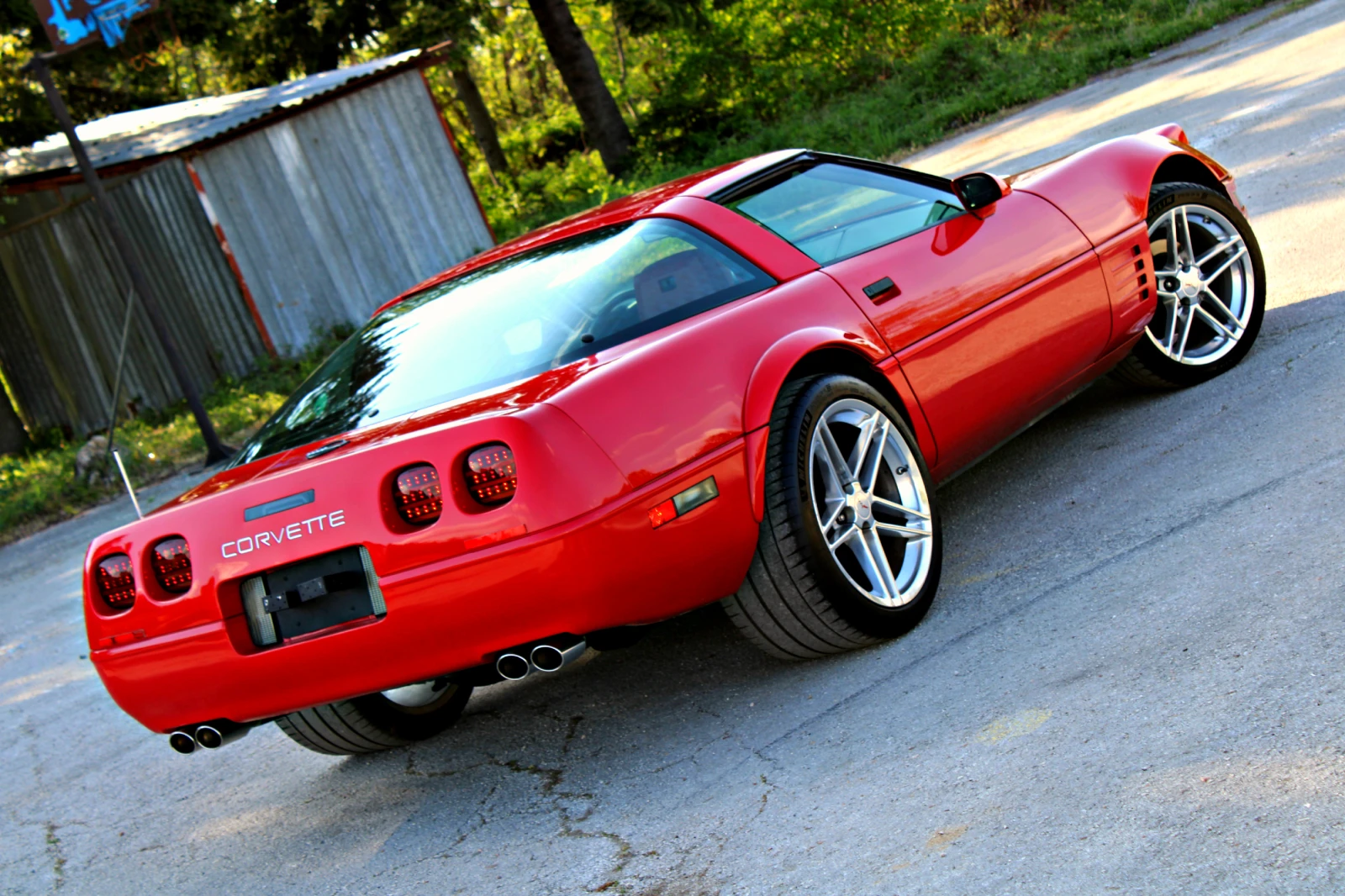 Chevrolet Corvette C4 V8 Targa Швейцария, снимка 4 - Автомобили и джипове - 54971558