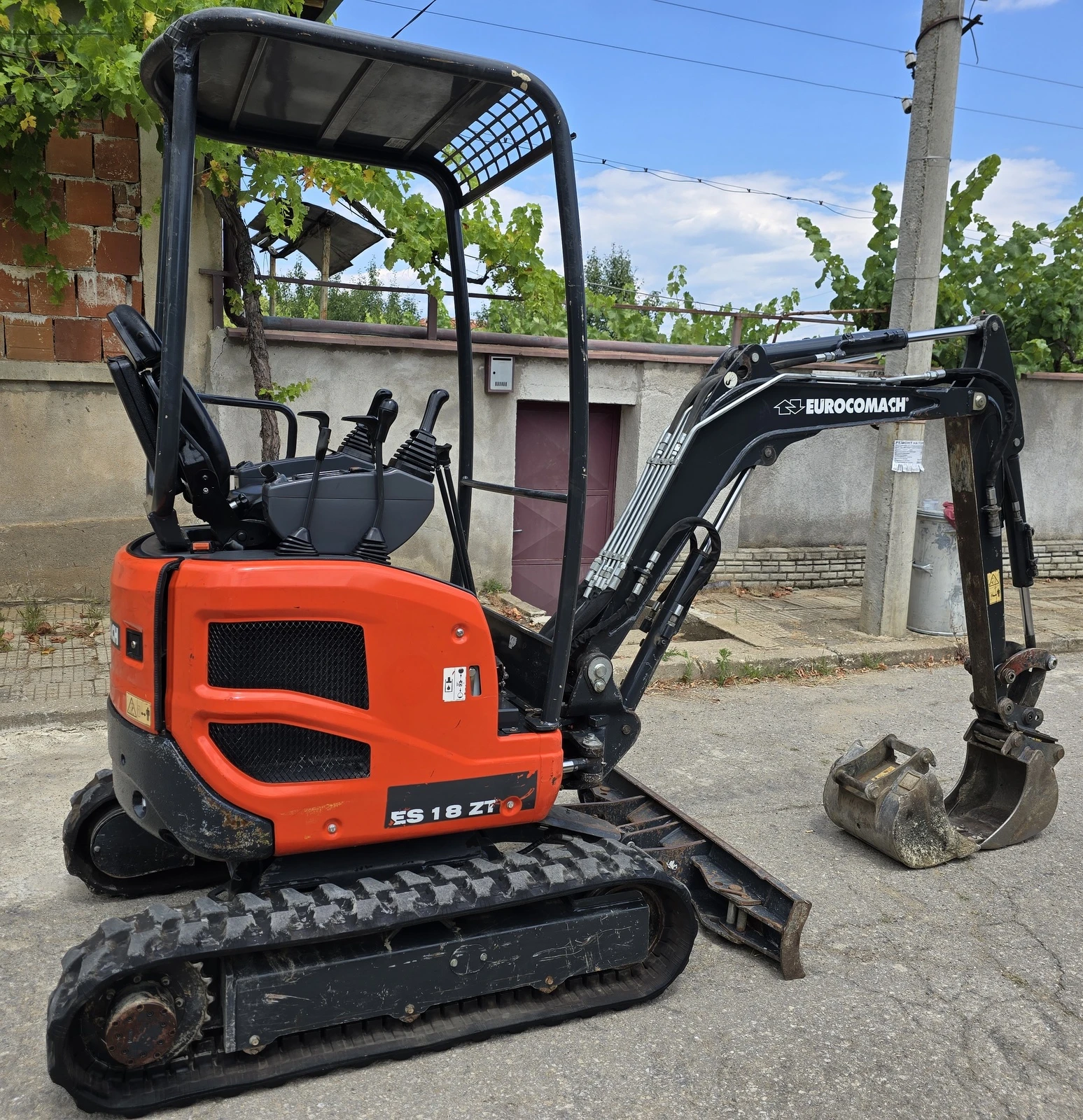 Багер Yanmar EUROCOMACH ES 18 ZT НОВ ВНОС! - изображение 6