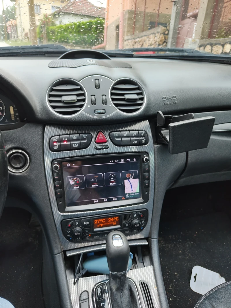 Mercedes-Benz CLK 500 V8 на газ. БАРТЕР за бус , снимка 3 - Автомобили и джипове - 51985608