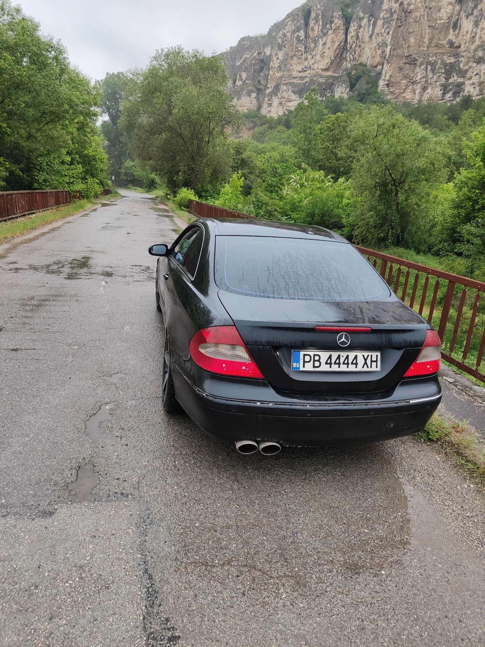 Mercedes-Benz CLK 500 V8 на газ. БАРТЕР за бус , снимка 1