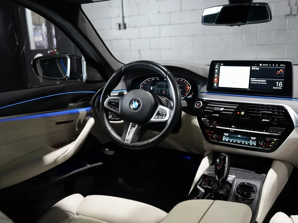 BMW 540 XDRIVE * H&K * MASSAGE * AMBIENT * ОБДУХВАНЕ  - изображение 10