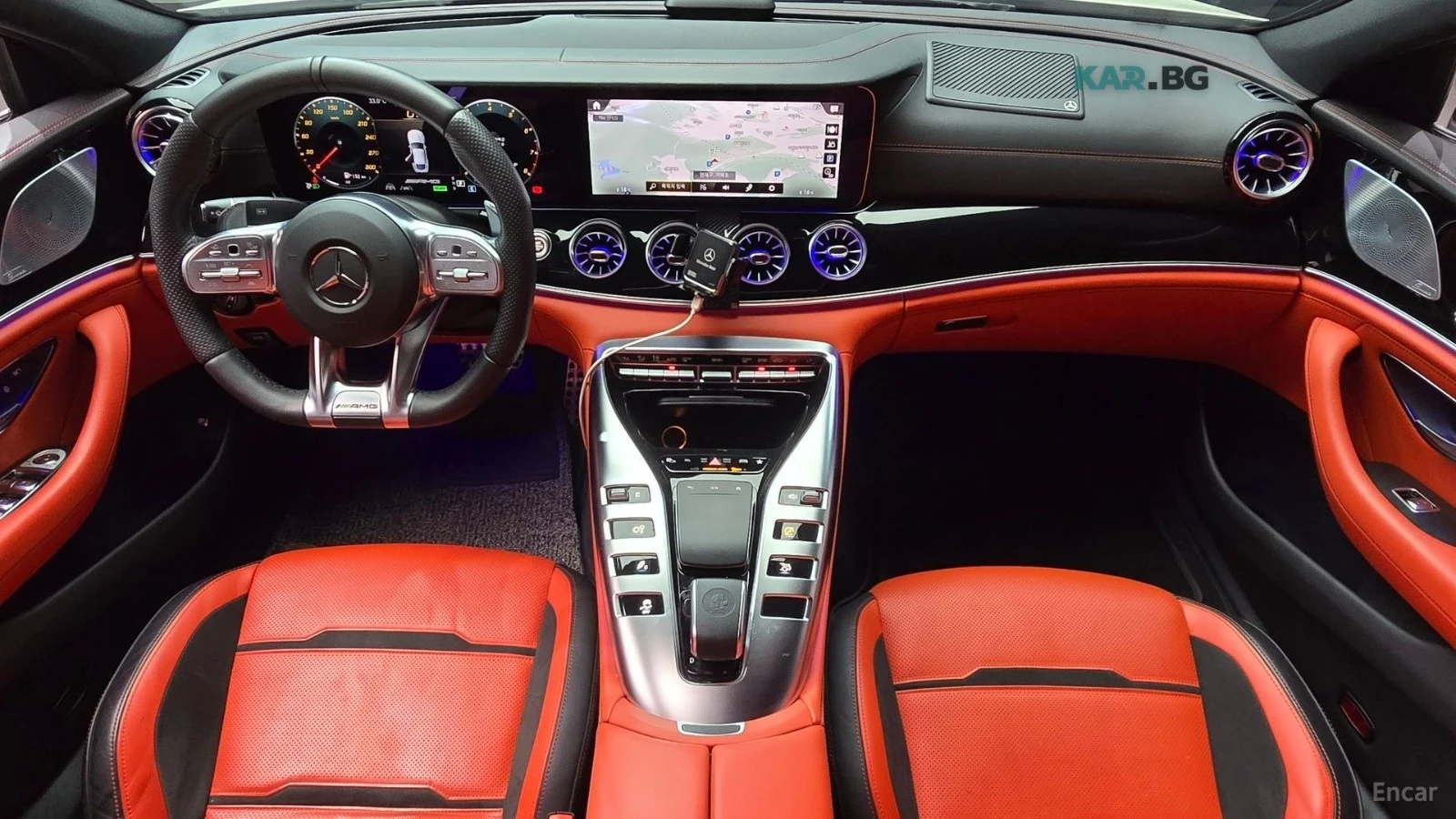 Mercedes-Benz AMG GT 43* 4MATIC* DISTRONIC* ПОДГРЕВ* ОБДУХВАНЕ* 360* HU, снимка 5 - Автомобили и джипове - 55403220