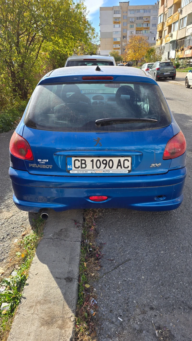 Peugeot 206, снимка 2 - Автомобили и джипове - 47835482