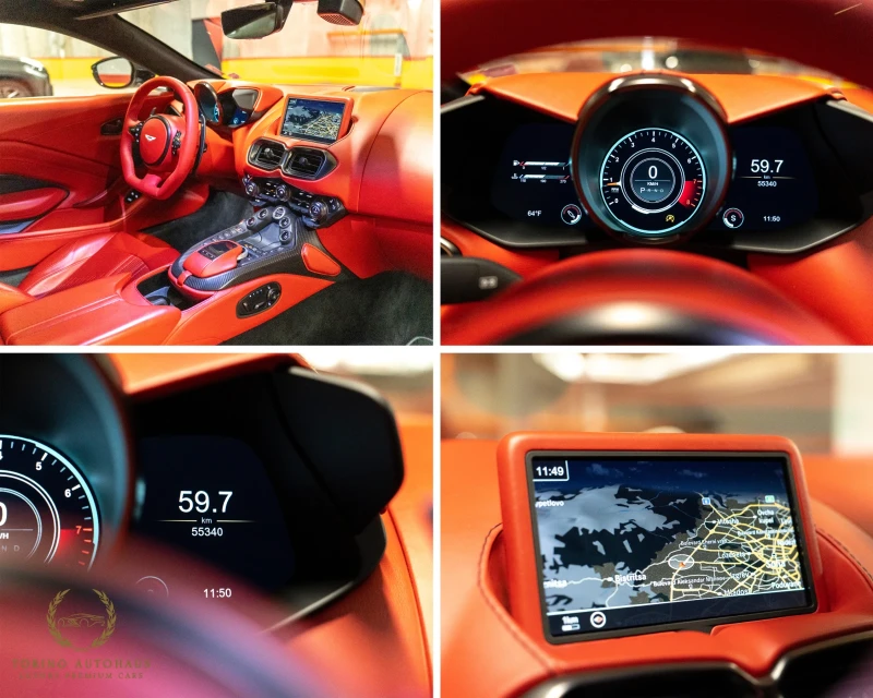 Aston Martin V8 Vantage Coupe* 4.0* , снимка 12 - Автомобили и джипове - 51658270