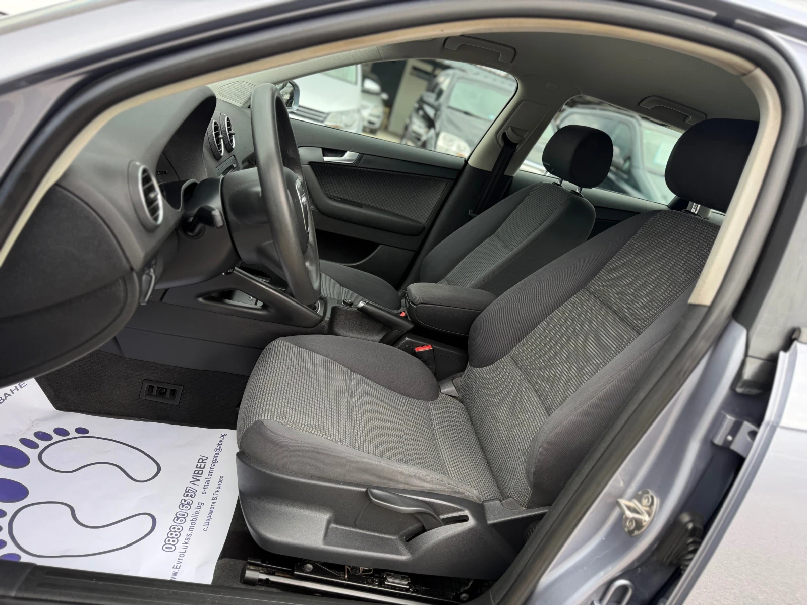 Audi A3 1.9TDI 105кс SportBack КЛИМАТРОНИК ПОДГРЕВ, снимка 11 - Автомобили и джипове - 53904291