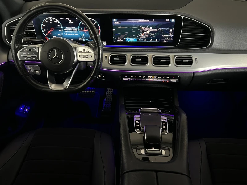 Mercedes-Benz GLE 350d, 9G, 4-MAT, AMG LINE, DISTR, FULL SERVICE MB-, снимка 9 - Автомобили и джипове - 53273563