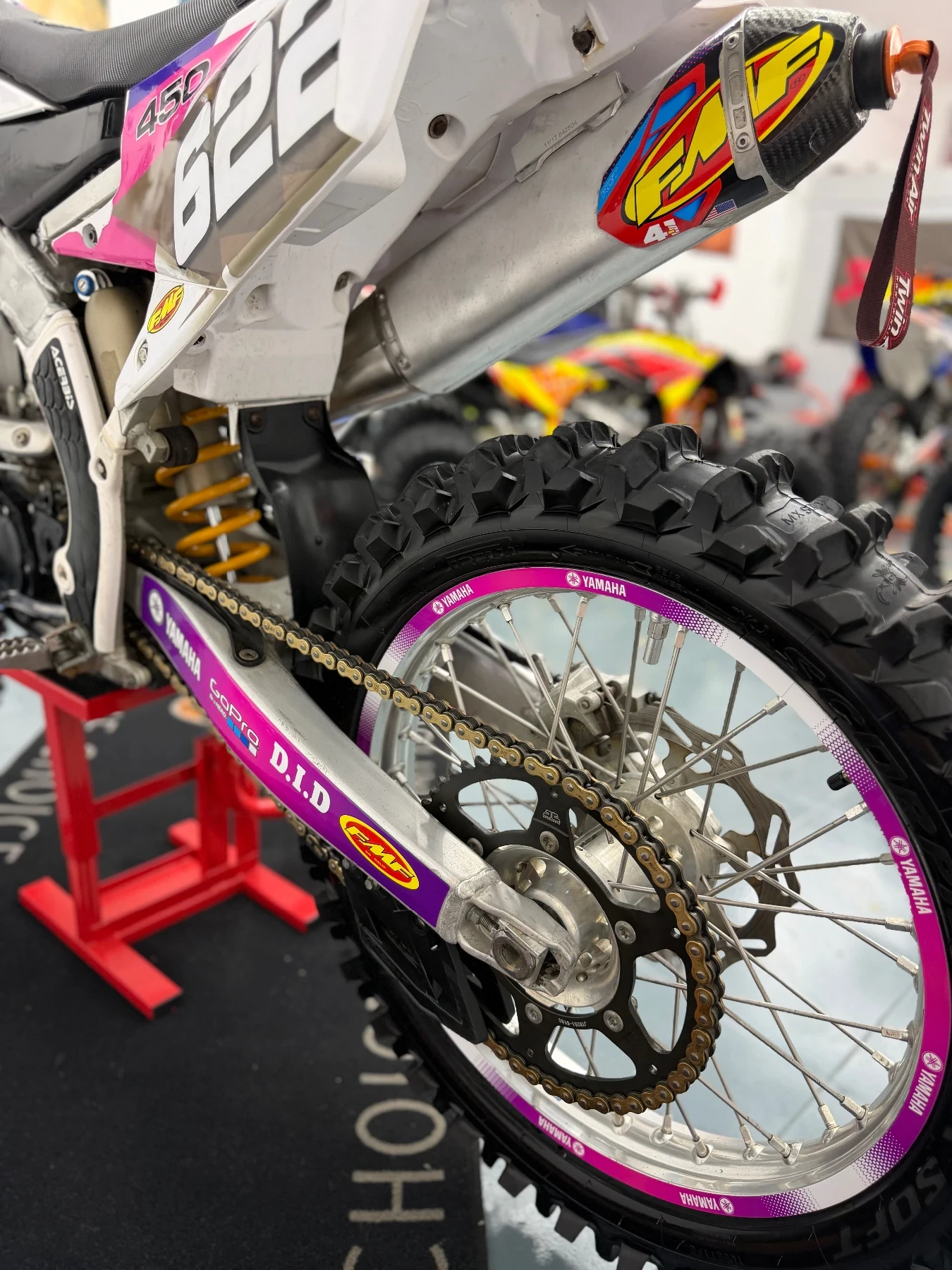 Yamaha Yzf 450 /Ohlins /X-trig /Fmf /Haan Wheel / Bluetooth, снимка 8 - Мотоциклети и мототехника - 55343686