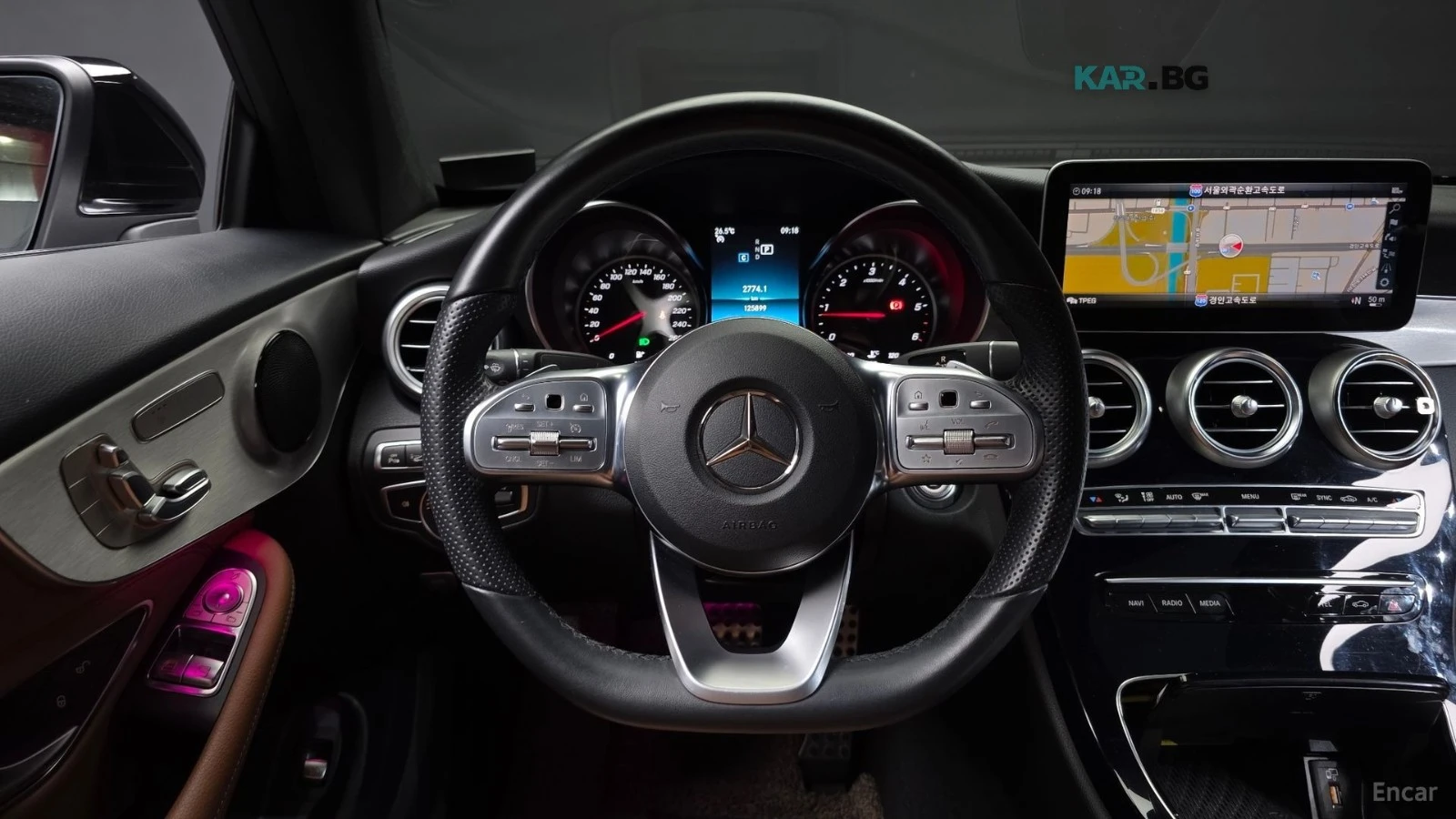 Mercedes-Benz C 220 4MATIC* HUD* КОЖА* НАВИ* ПАНО* КАМЕРА, снимка 11 - Автомобили и джипове - 56165744