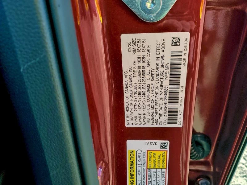 Honda Cr-v 1.5L 4 All wheel drive, снимка 6 - Автомобили и джипове - 53088190