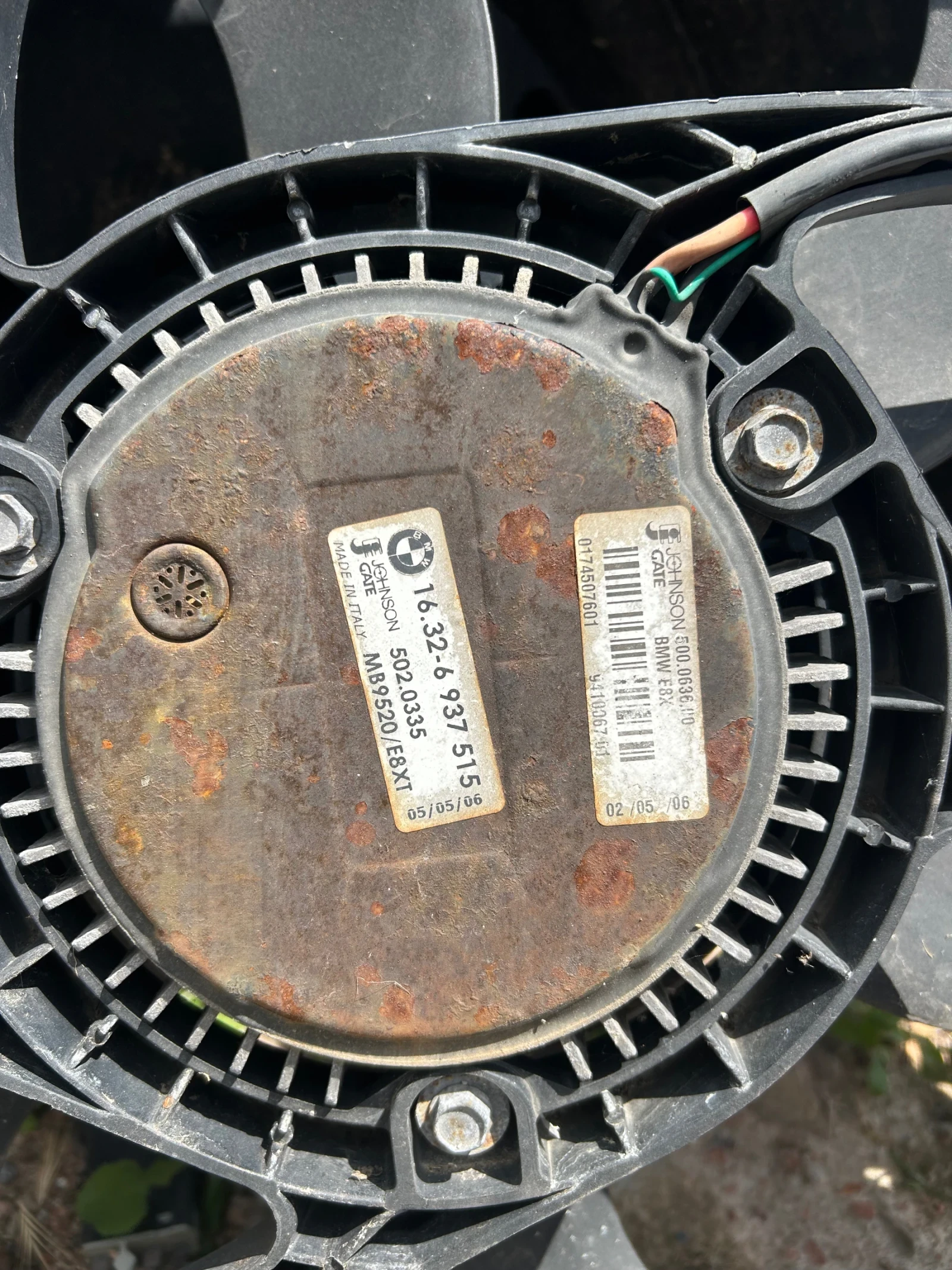 16.32-6937515 ел.перки охлаждане BMW E90/91, снимка 2 - Части - 55195400