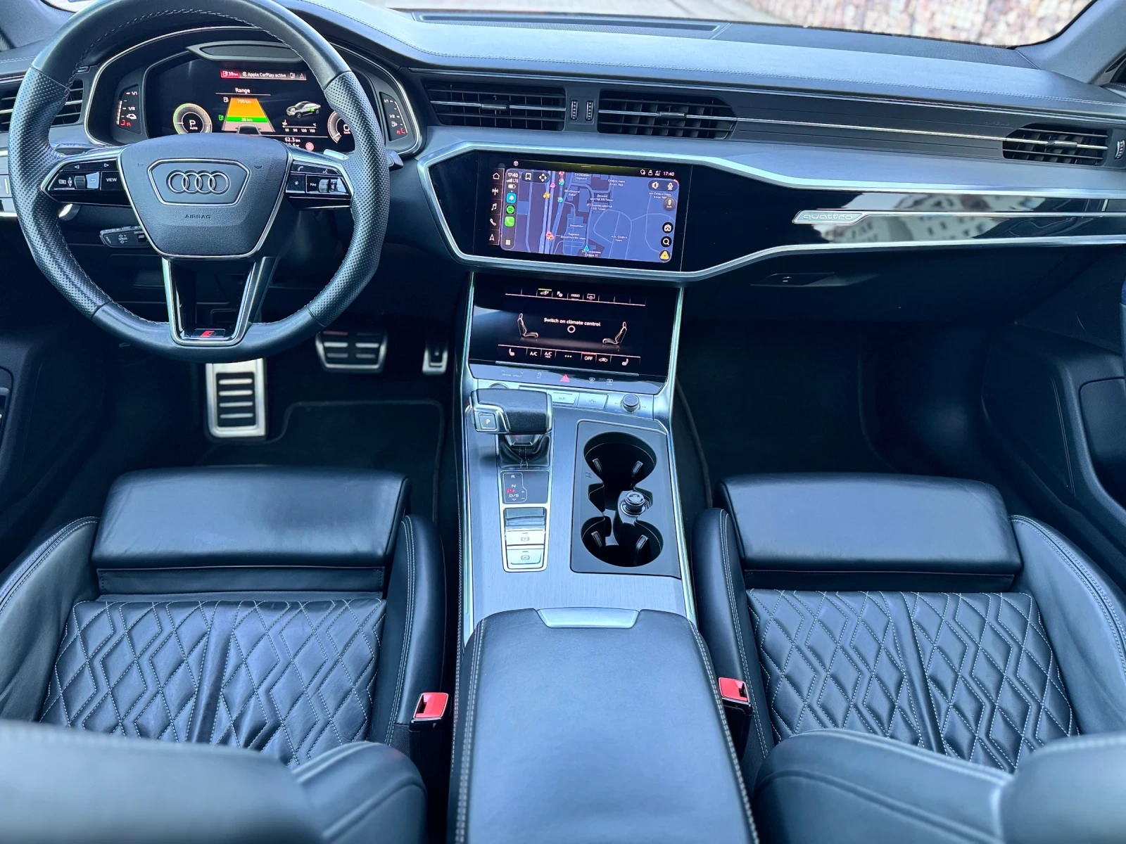 Audi A6 55 TSFI e Quattro, Plug-in Hybrid, снимка 11 - Автомобили и джипове - 53749404