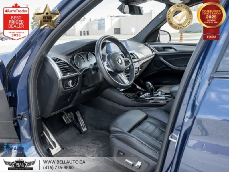 BMW X3 * xDrive30i | M SPORT PKG | NAVI | B.CAM | PANO | , снимка 10 - Автомобили и джипове - 52924379