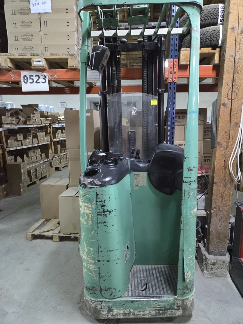 Електрокар Mitsubishi стакер 4 метра, снимка 2 - Индустриална техника - 53367826