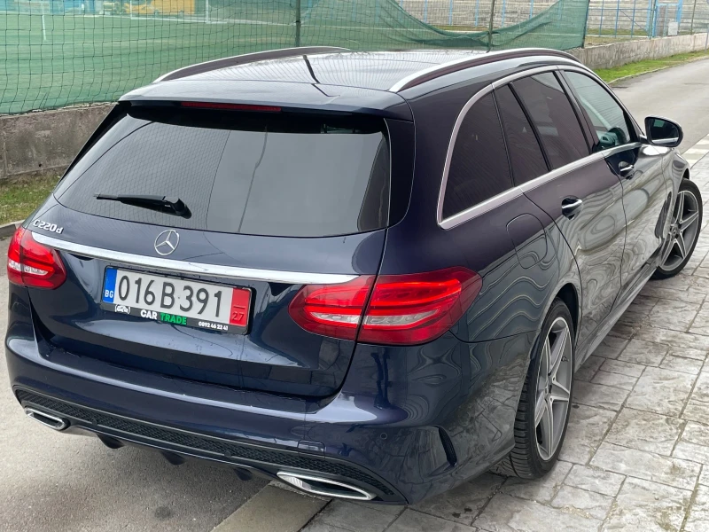 Mercedes-Benz C 220 AMG/ПАНО/360CAM/9G/FULL LED/НОВИ ГУМИ/Мъртва зона, снимка 6 - Автомобили и джипове - 52991751
