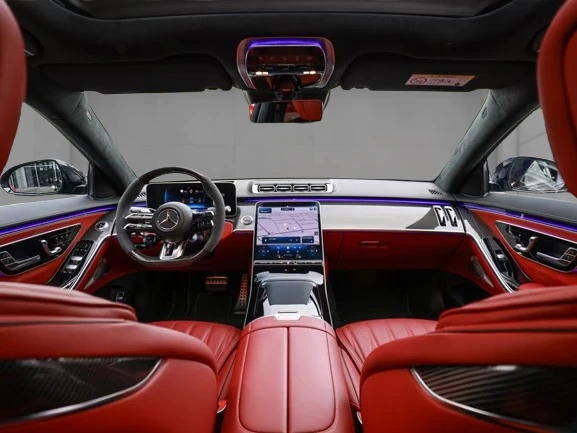 Mercedes-Benz S 63 AMG E Perf Long = Night Package = Гаранция, снимка 8 - Автомобили и джипове - 54778894