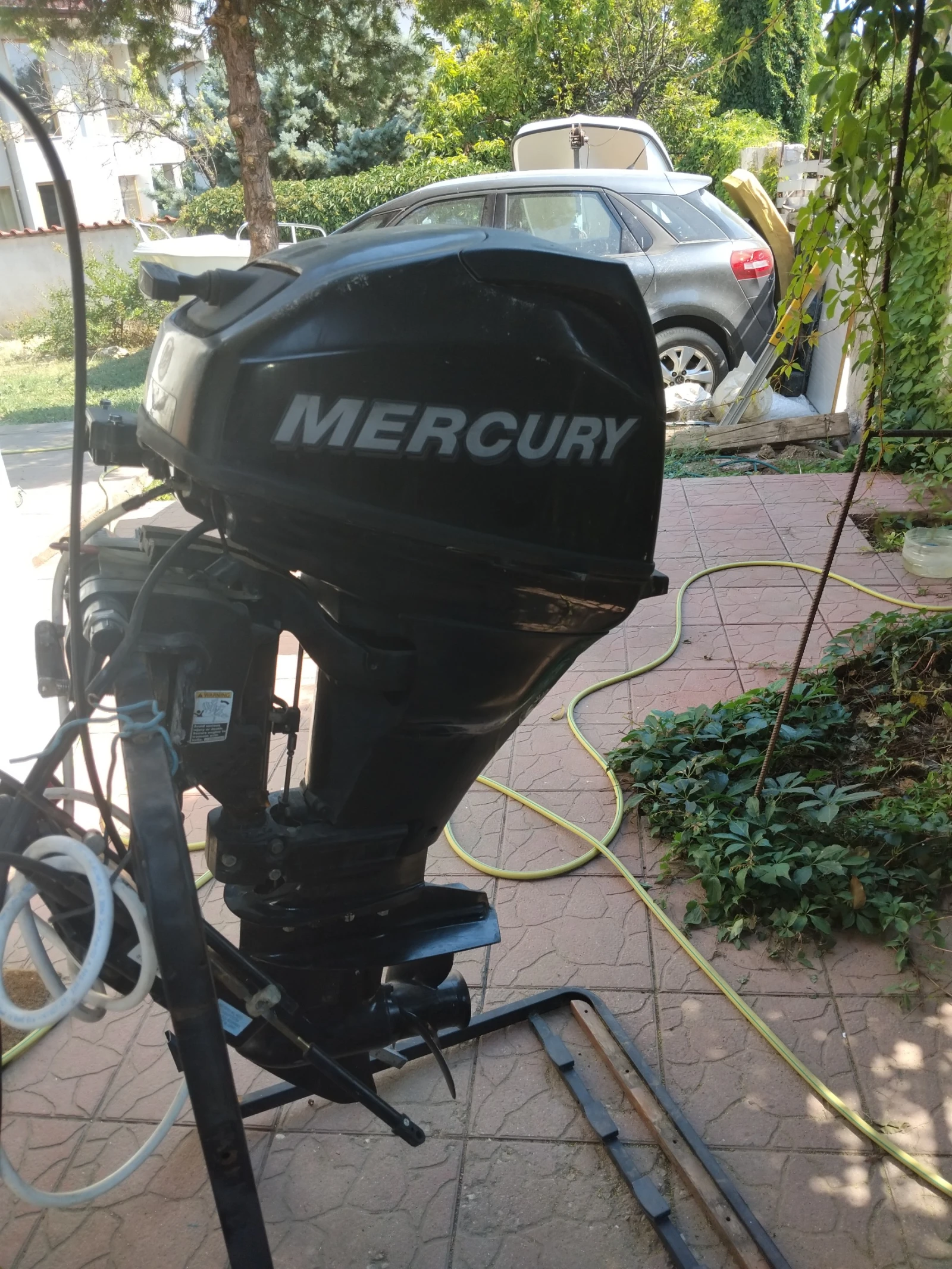 Извънбордов двигател Mercury 20к.с къс бутуш - изображение 3