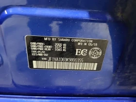 Subaru WRX SPORT/CARFAX/Шибедах/ 2 ключа, снимка 15