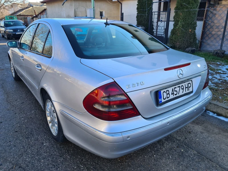 Mercedes-Benz E 270 CDI 177 к.с АВТОМАТИК КОЖА ПАМЕТ ТОП СЪСТОЯНИЕ , снимка 3 - Автомобили и джипове - 48762817