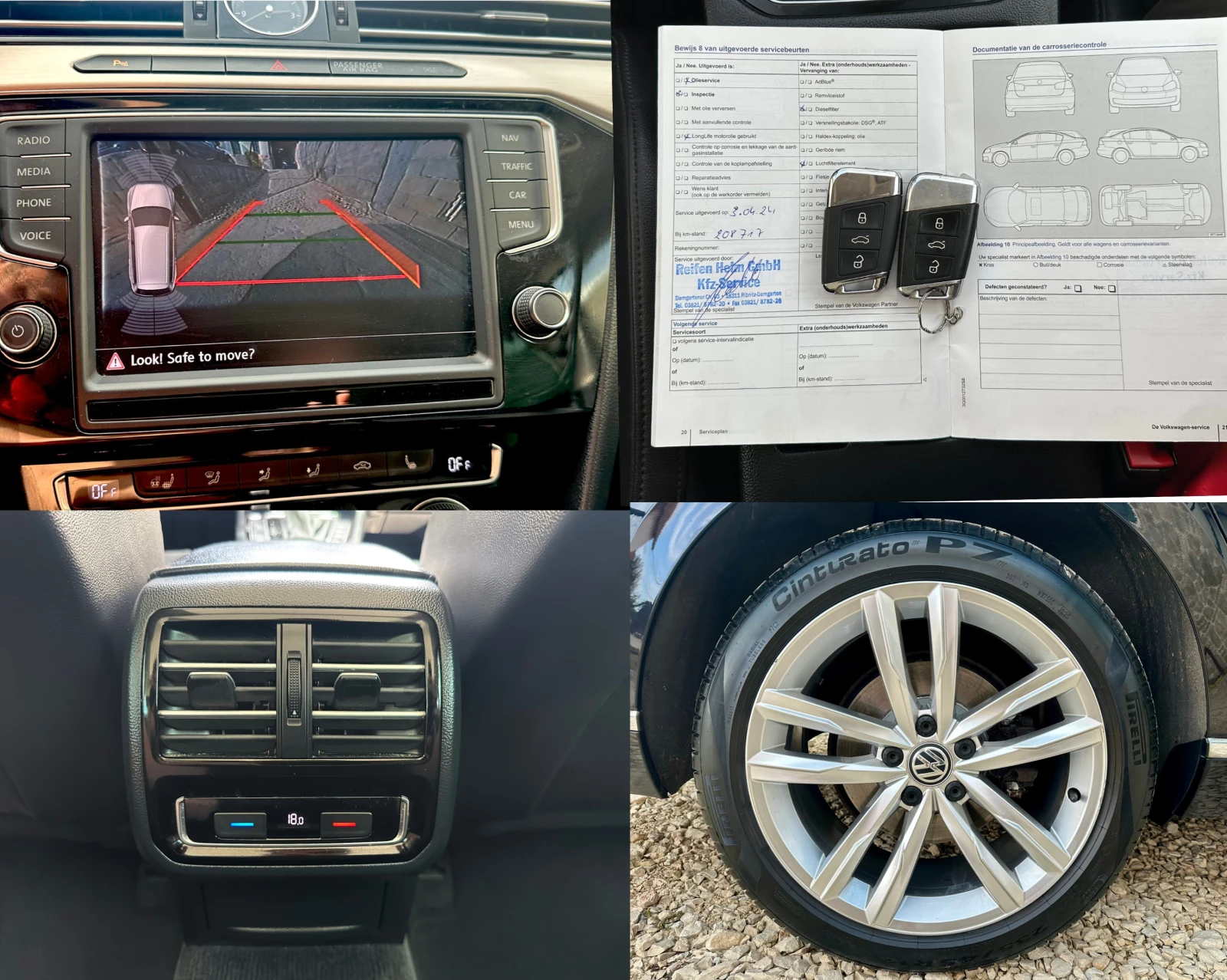 VW Passat 2.0TDI Highline, DSG, Дигитал, Панорама, снимка 14 - Автомобили и джипове - 56201206