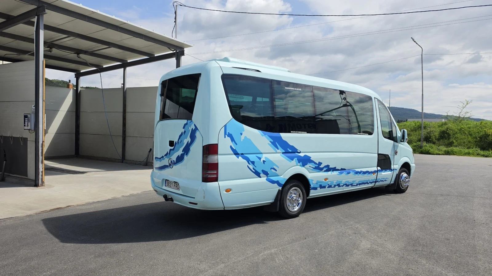 Mercedes-Benz Sprinter 518 Нов внос Стъклопакет 20 местен, снимка 3 - Бусове и автобуси - 54237529