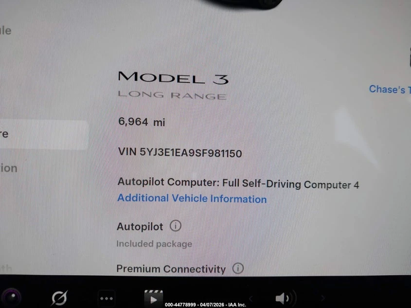 Tesla Model 3 Long Range Rear-Wheel Drive/Standard Rear-Wheel Dr, снимка 7 - Автомобили и джипове - 54518263