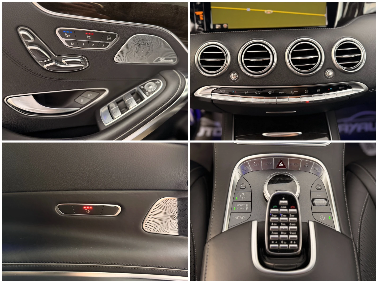 Mercedes-Benz S 500 Coupe= 4Matic= 63 AMG= Distronic= 360* Камера= Па, снимка 17 - Автомобили и джипове - 54855794