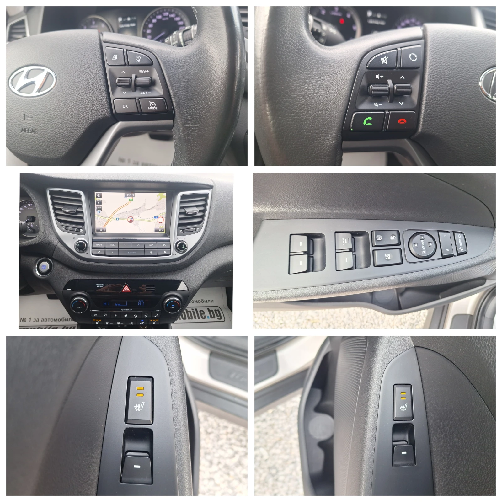 Hyundai Tucson 2.2crdi 136ks 4x4 Avtomat Koja Navi Full! | Mobile.bg   16