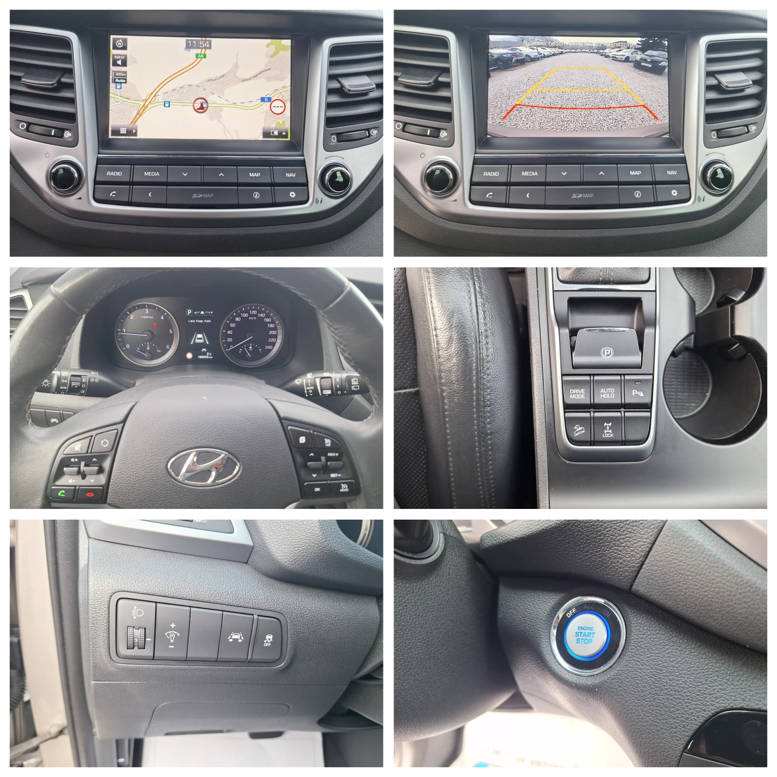 Hyundai Tucson 2.2crdi 136ks 4x4 Avtomat Koja Navi Full! | Mobile.bg   14