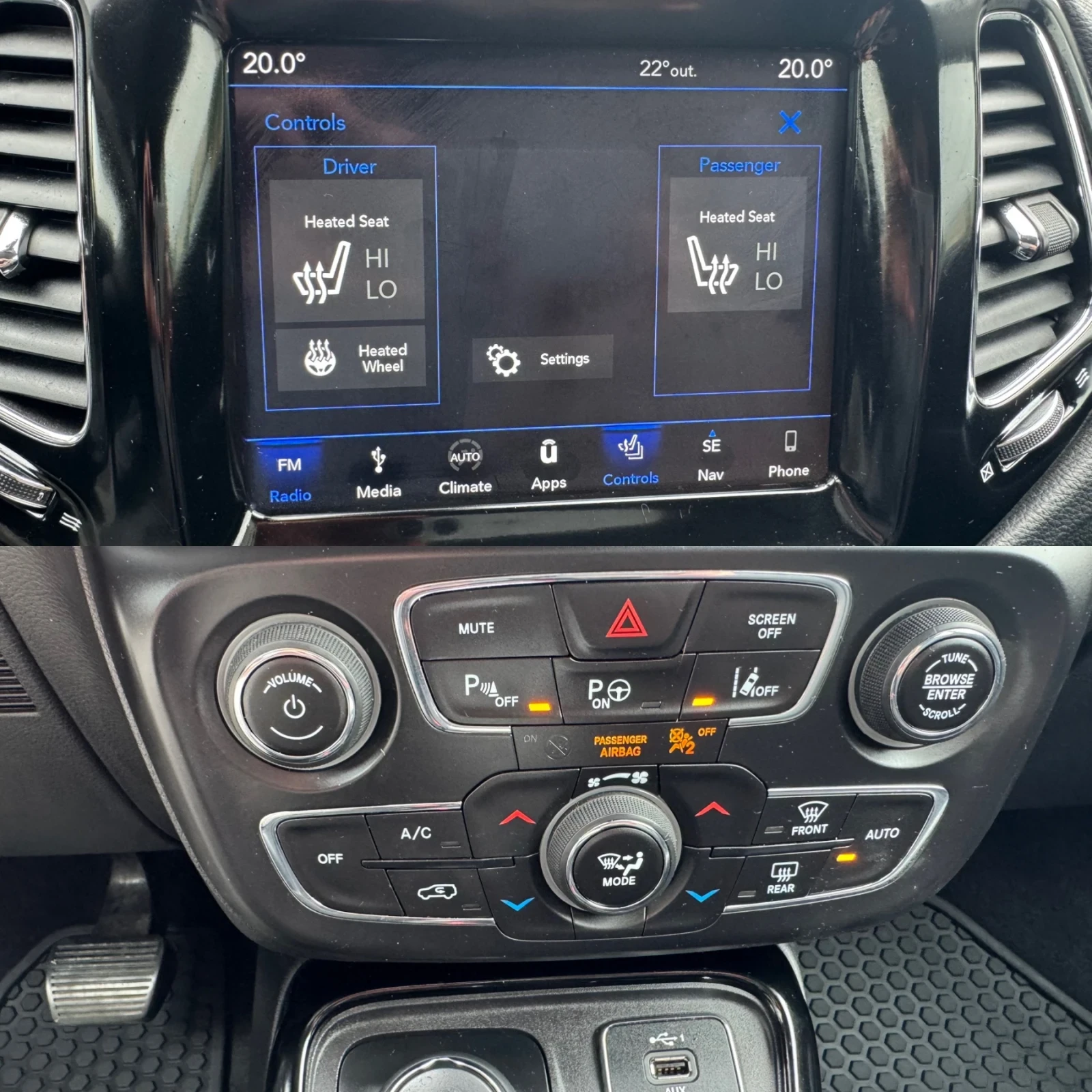 Jeep Compass 1.4T 4x4 170hp* КАМЕРА* КОЖА* ПОДГРЕВ, снимка 3 - Автомобили и джипове - 55377051
