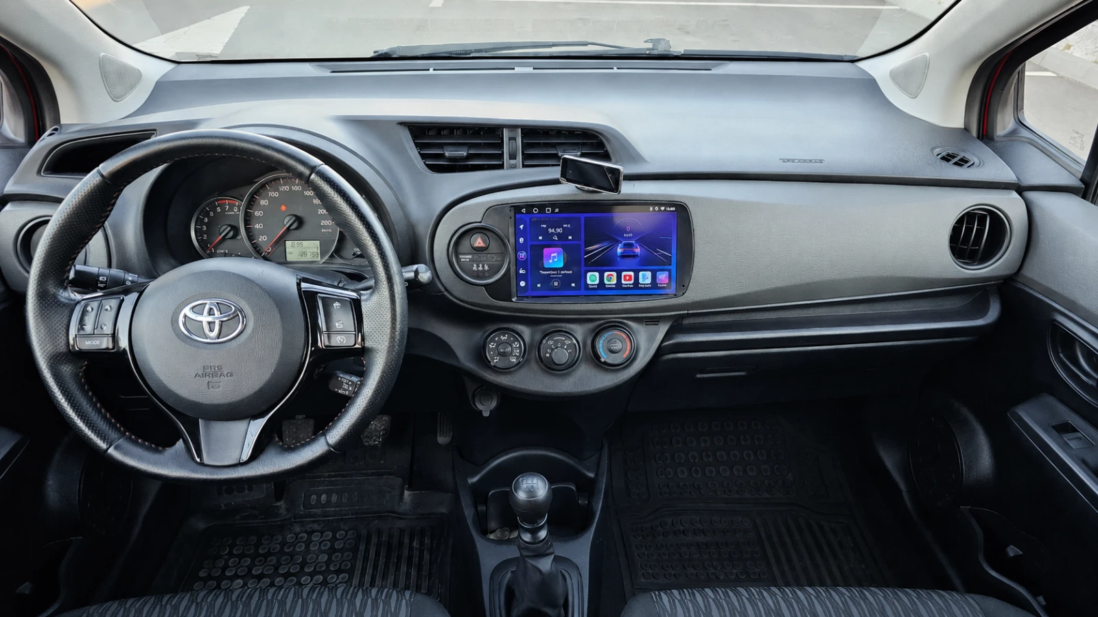 Toyota Yaris КАМЕРА* ПРЕДЕН/ЗАДЕН ПАРКТРОНИК* ПОДГРЕВ* ANDROID*, снимка 8 - Автомобили и джипове - 56023438