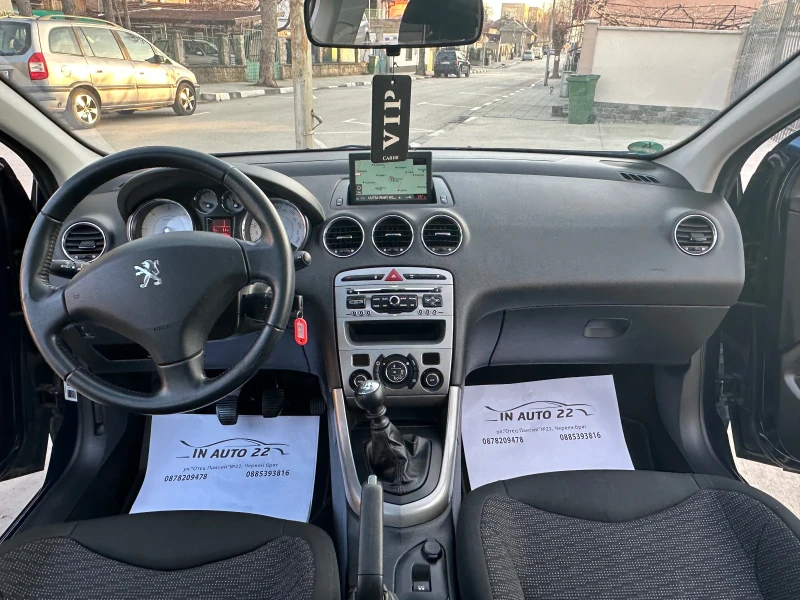 Peugeot 308 1.6 HDi 110 , снимка 10 - Автомобили и джипове - 49429529