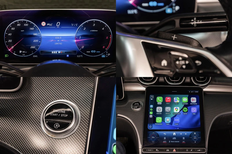 Mercedes-Benz C 220 D* T* 9G-TRONIC* AVANTGARDE* ДИГИТАЛНО ТАБЛО* BURM, снимка 15 - Автомобили и джипове - 52826302