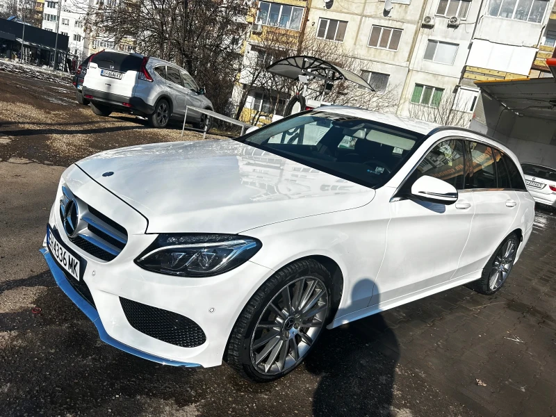 Mercedes-Benz C 220 AMG, 9G, FULL LED, снимка 2 - Автомобили и джипове - 53240542
