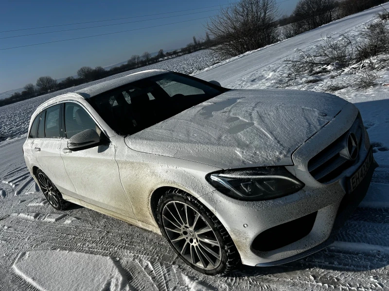 Mercedes-Benz C 220 AMG, 9G, FULL LED, снимка 8 - Автомобили и джипове - 53143611