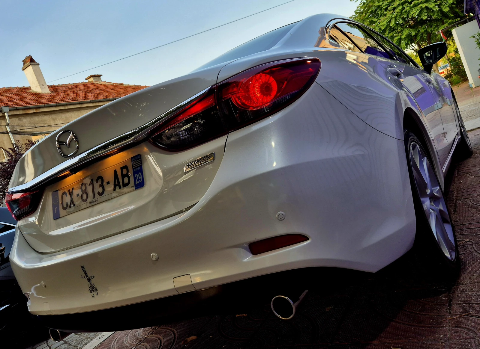 Mazda 6 2.2d-LUXURY- navi-avtomat-кожа-veriga-japan  - изображение 8