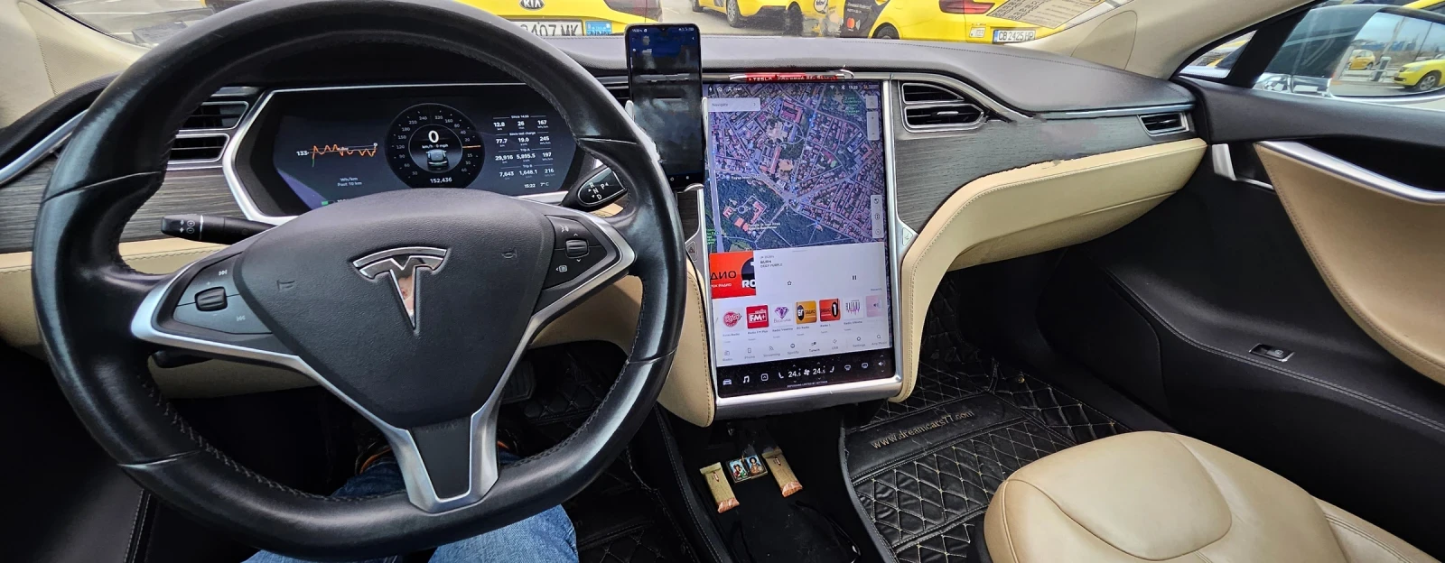 Tesla Model S Free Superchargin , 85 kw , нов внос - изображение 10