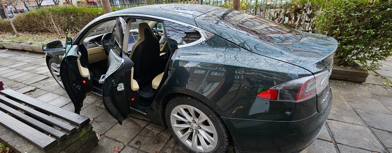 Tesla Model S Free Superchargin , 85 kw , нов внос - изображение 3