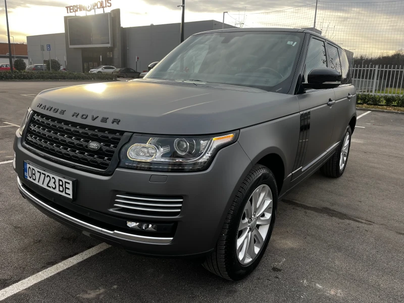 Land Rover Range rover VOGUE 3.0d МАСАЖ TV BLACK MATTE 166хил.ДОКАЗУЕМИ, снимка 2 - Автомобили и джипове - 53267199