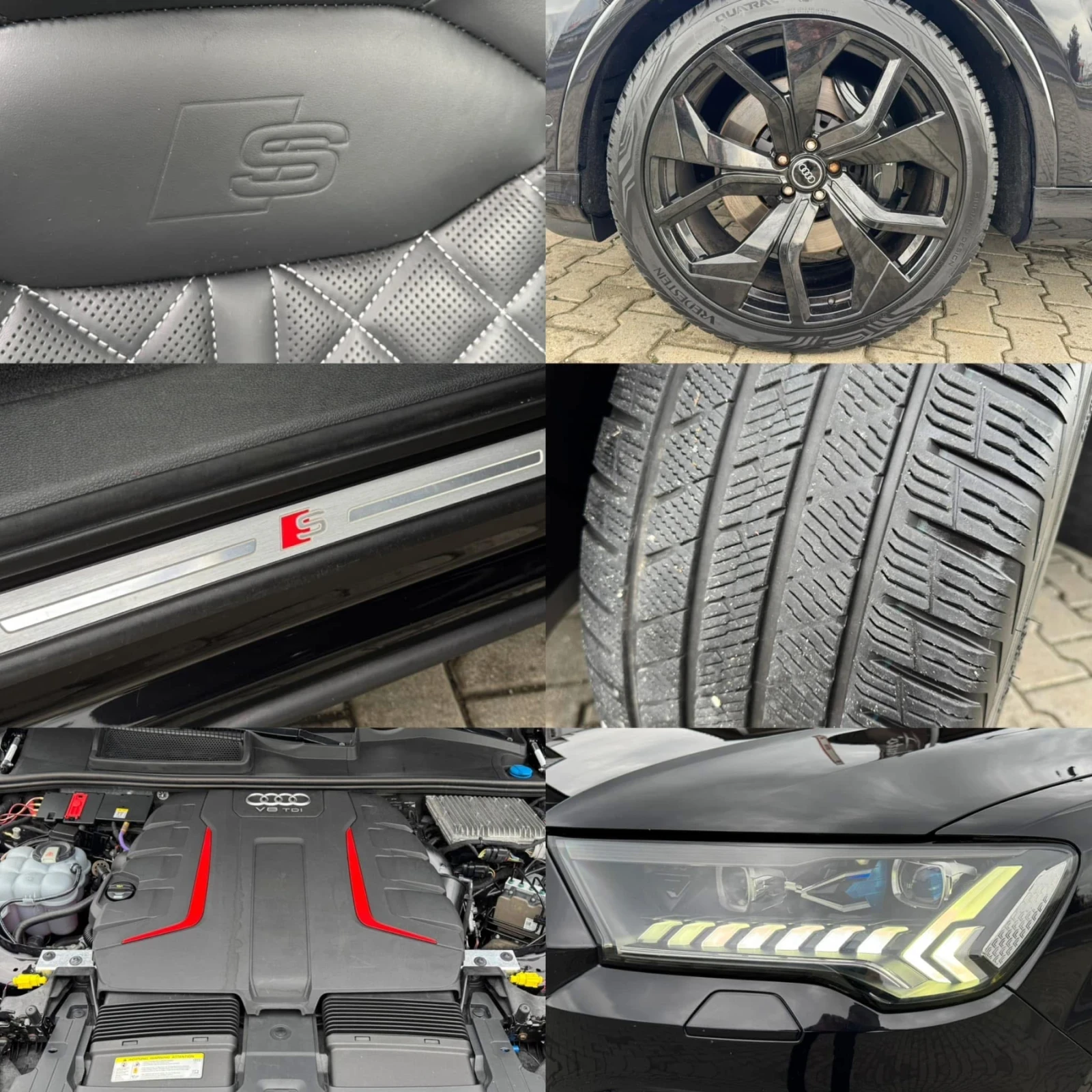 Audi SQ7 4.0V8T LASER 22& PANO 360 RS EXCLUSIVE FULL ��� | Mobile.bg � ����������� 16